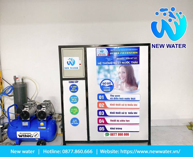 Lắp đặt hệ thống xử lý nước thải y tế NW-NT 02 tại KĐT Việt Hưng